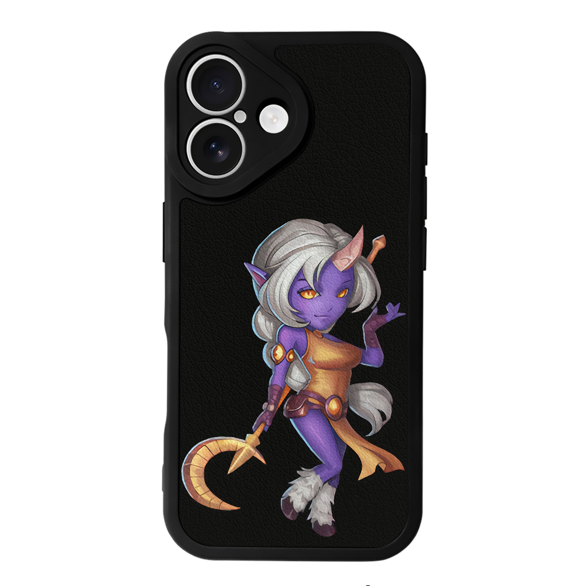 （画像用） リーグ・オブ・レジェンド League of Legends LOL 【iPhone 16シリーズ対応】シリコンスマホケース（レザー調） 材質：シリコン